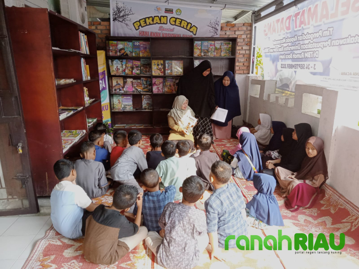 Pekan Ilmu Rumah Baca Inara, Kolaborasi Pustawakan Unri dengan FTBM Riau untuk Gerakan Literasi 